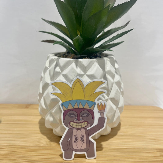 Tiki Guy Sticker