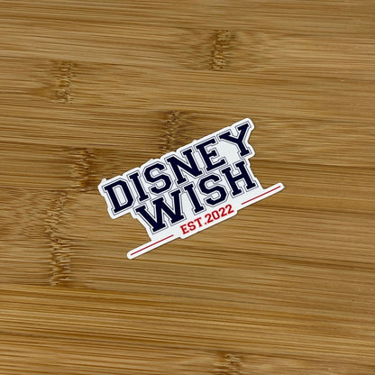 Disney Wish Est. 2022 Sticker Disney Cruise Line