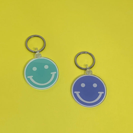 Smile Face Acrylic Keychain