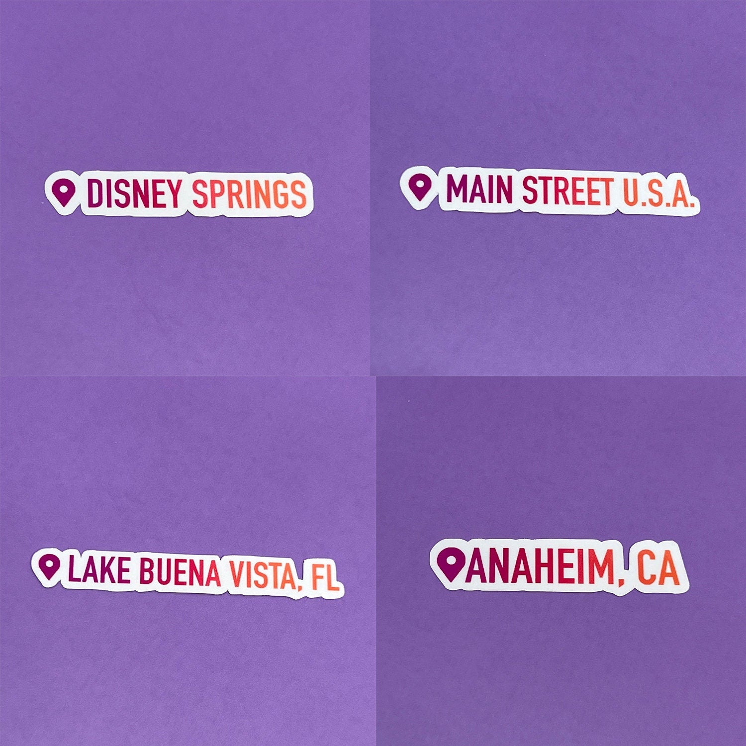 Where I've Been Stickers - Disney, Cities and More | Waterproof Sticker