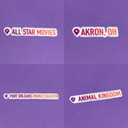 Where I've Been Stickers - Disney, Cities and More | Waterproof Sticker