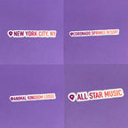 Where I've Been Stickers - Disney, Cities and More | Waterproof Sticker