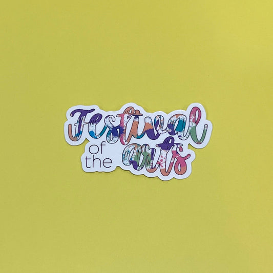 Festival of the Arts Waterproof Sticker  - EPCOT Inspired