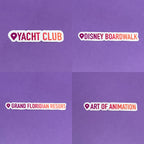 Where I've Been Stickers - Disney, Cities and More | Waterproof Sticker