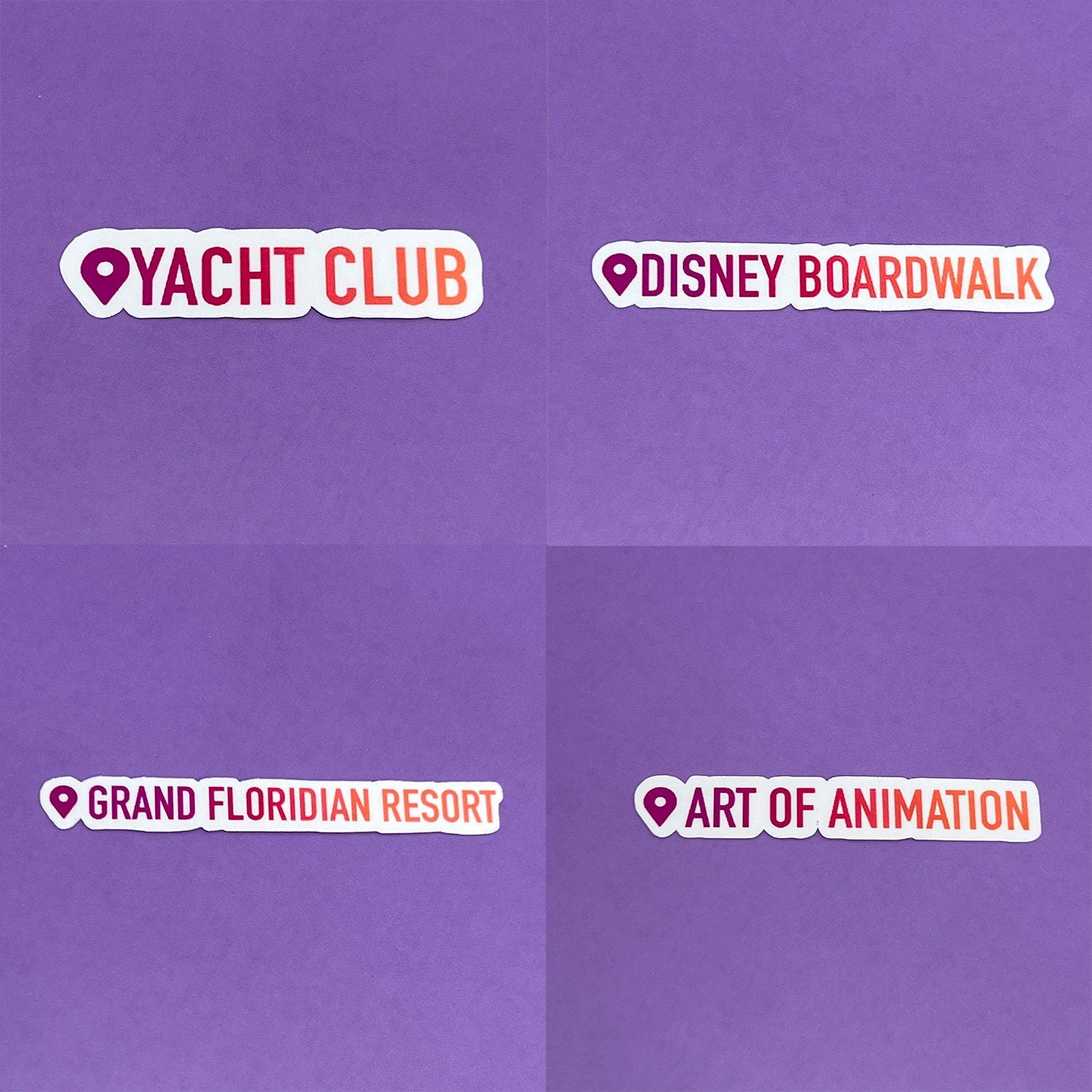Where I've Been Stickers - Disney, Cities and More | Waterproof Sticker