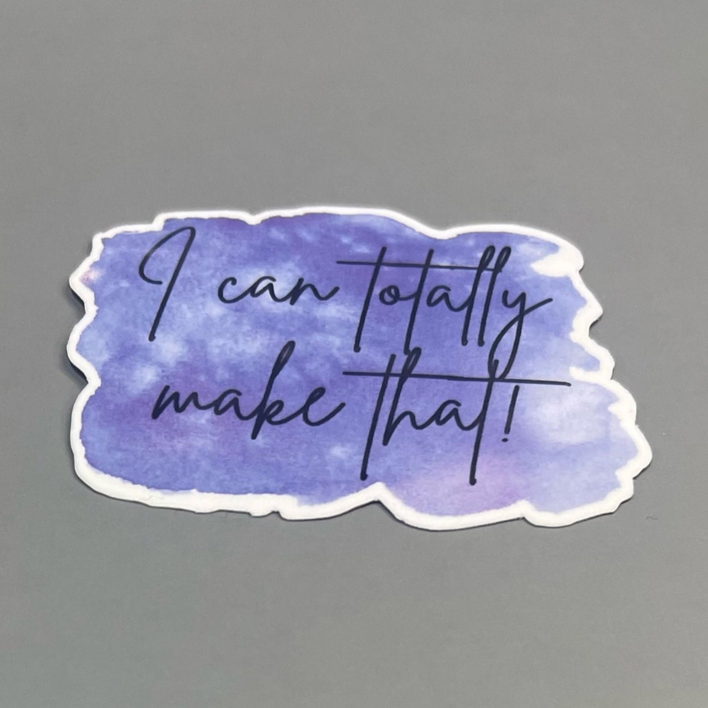 Crafting Quote Waterproof Sticker Individual