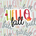 Hello Fall Waterproof Sticker - Waterproof sticker, Stanley sticker