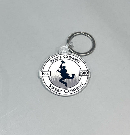 Berts Chimney Sweep Acrylic Keychain