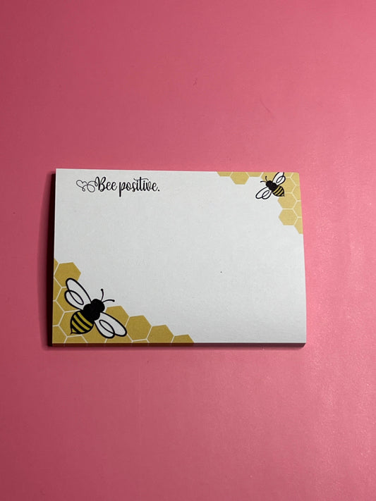 Bee Positive 4”x3” Post Its