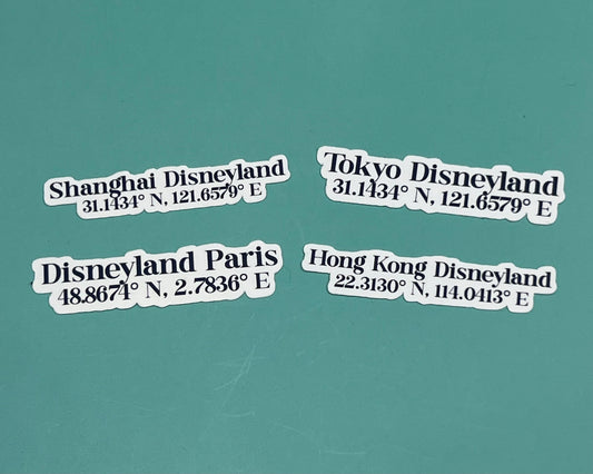 Disney International Parks Coordinate  Bundle Stickers