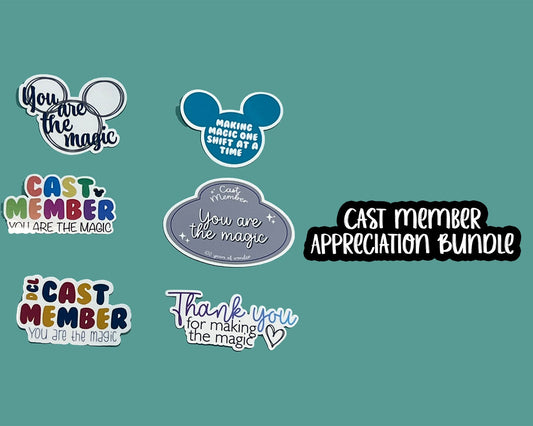 Cast Member Appreciation Sticker Bundle
