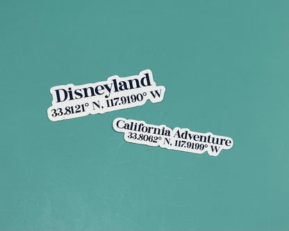 Disneyland and California Adventure Coordinate Bundle Stickers