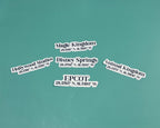 Walt Disney World Coordinate Bundle Stickers