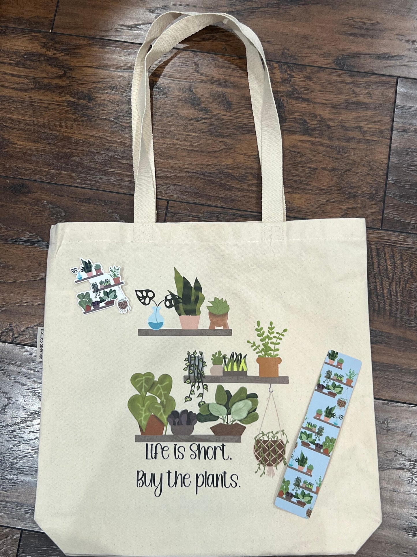 Plant Shelf Tote Bag