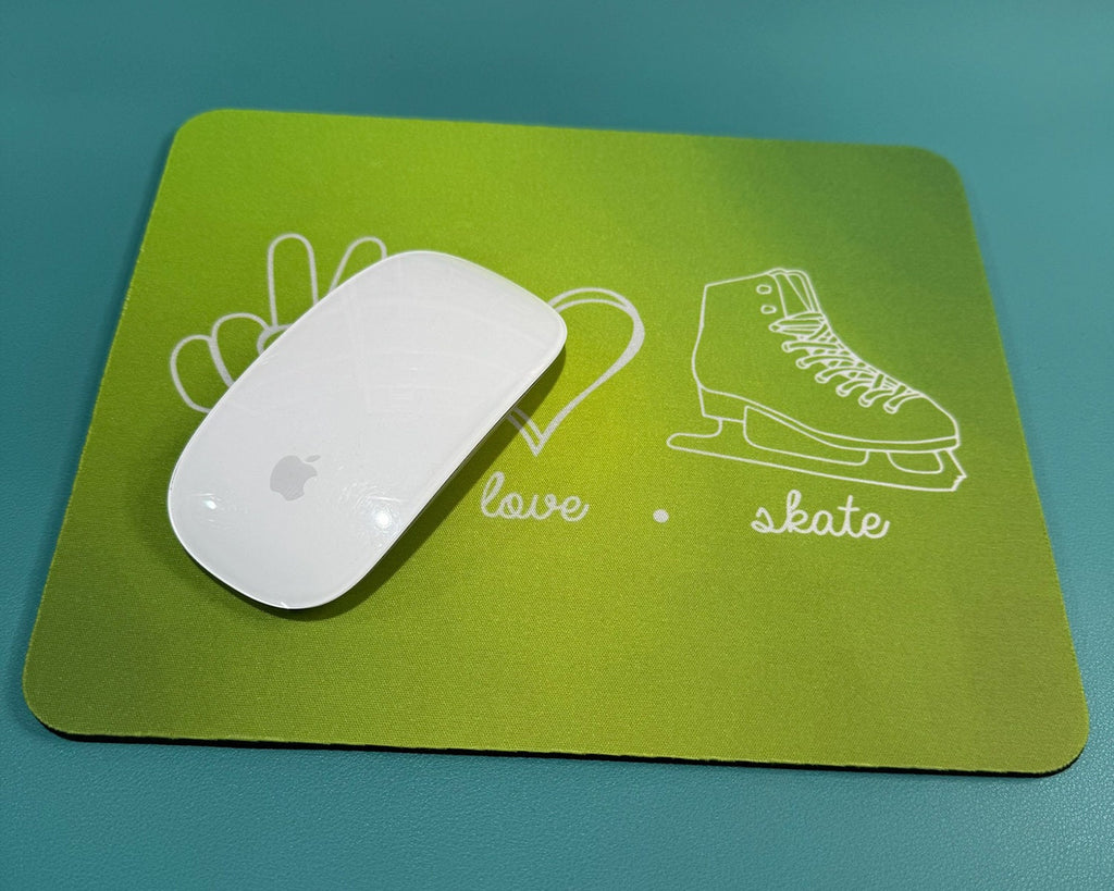 Peace Love Skate Ombre Mousepad