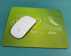 Peace Love Skate Ombre Mousepad