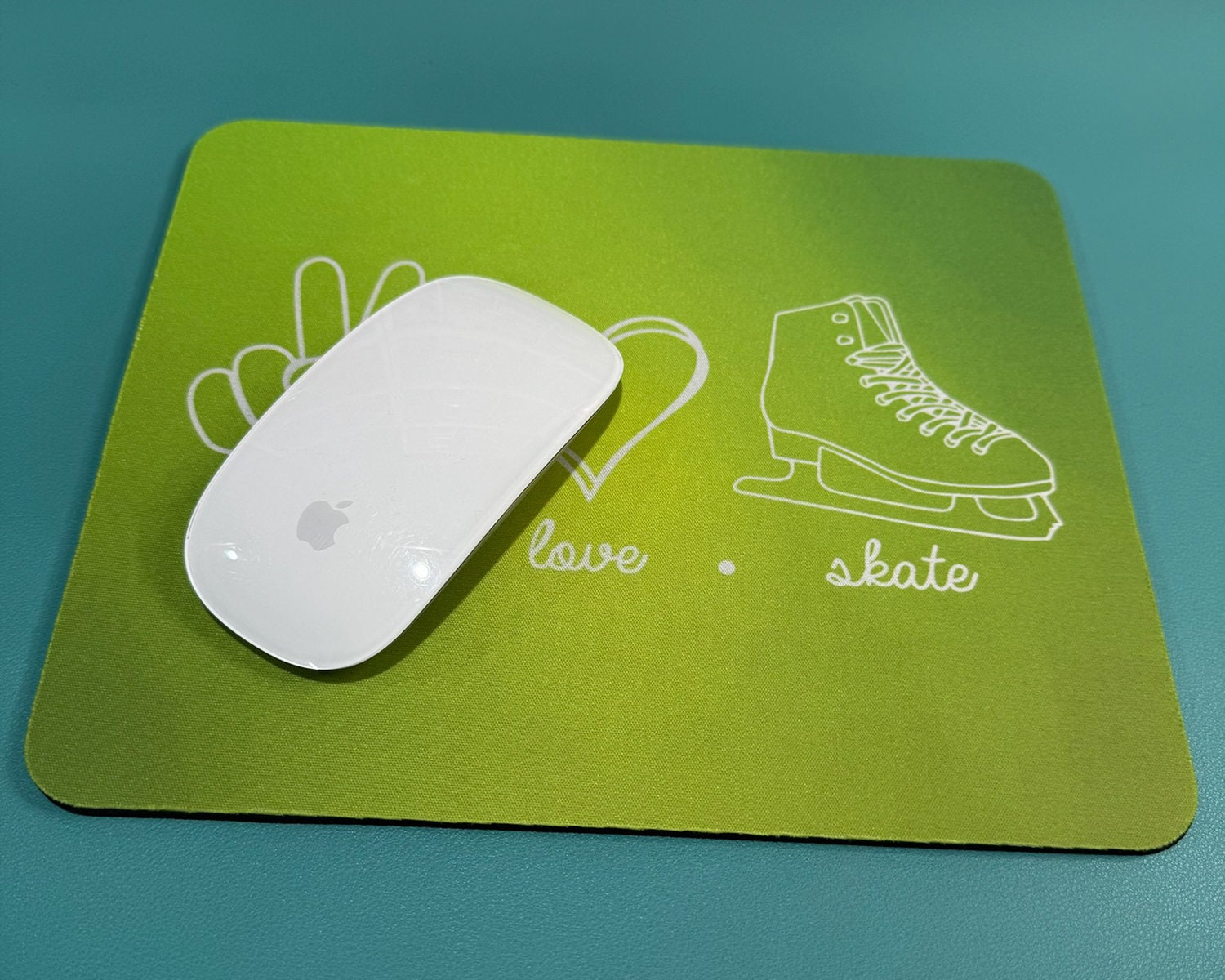 Peace Love Skate Ombre Mousepad