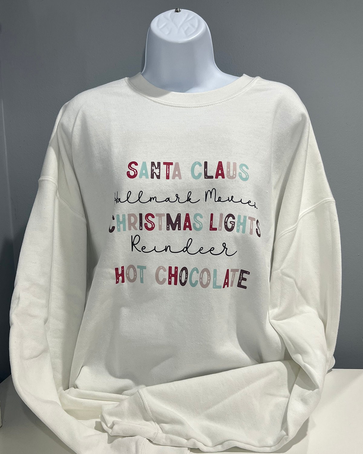 Christmas List Sweatshirt - Hallmark Movies, Christmas Lights