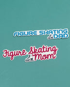 Figure Skating Dad Waterproof Sticker