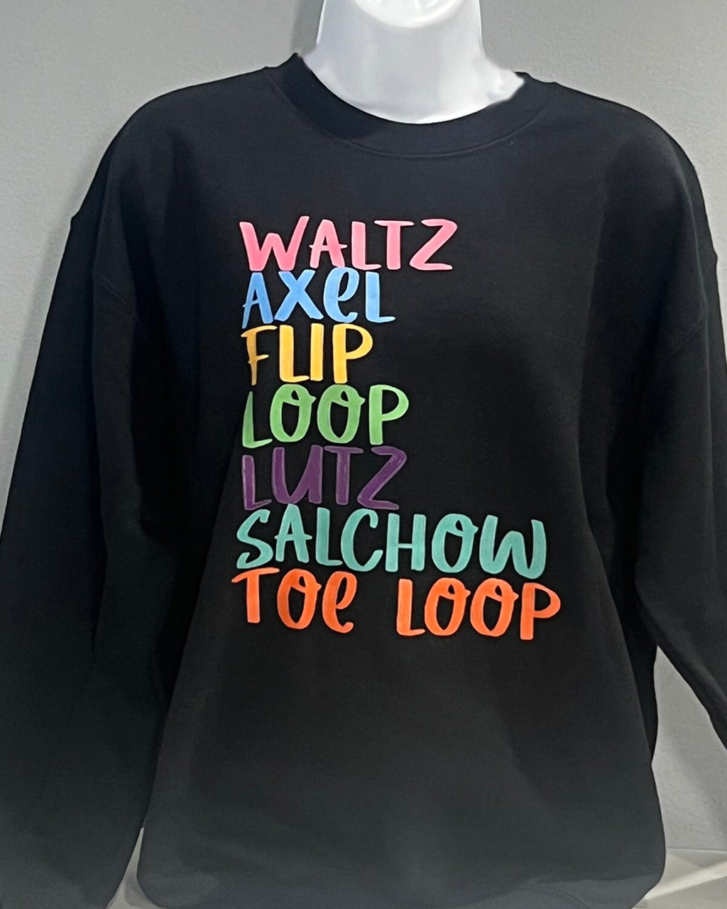 Skills List Sweatshirt - Figure Skating Inspired