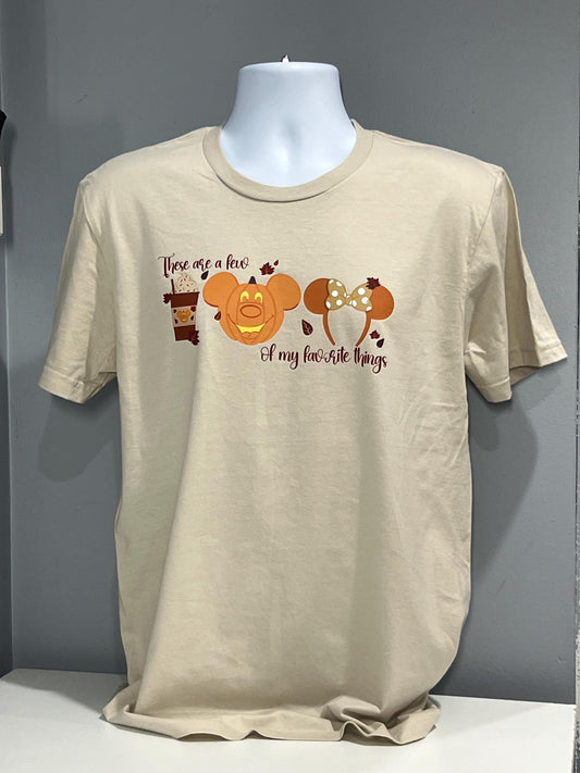 These are a few of my favorite things - Disney Fall Edition tshirt