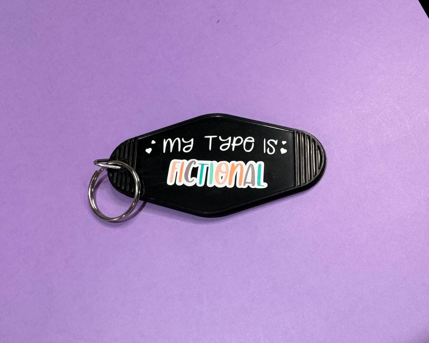 My Type is Fictional Motel Keychain