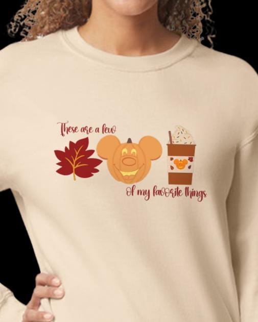 These are a few of my favorite things - Disney Fall Edition sweatshirt