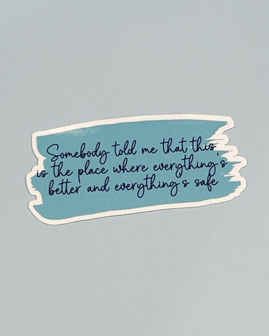 Karen's Cafe Wall Quote Sticker - One Tree Hill Inspired