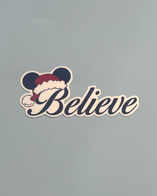 Disney Believe Christmas 3" Sticker