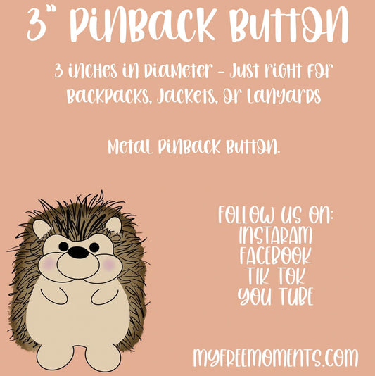 I'm here for the Disney Snacks! Disney 3" Button