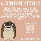 Figure Skater Shilouette- Waterproof Sticker