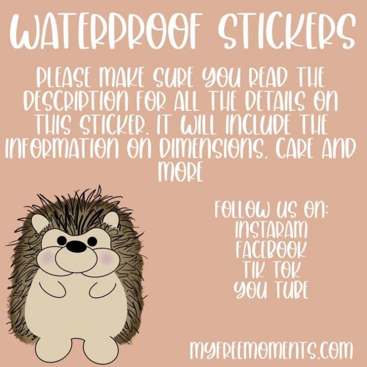 Figure Skater Shilouette- Waterproof Sticker