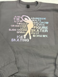 Ombré Figure Skater Skills Sweatshirt