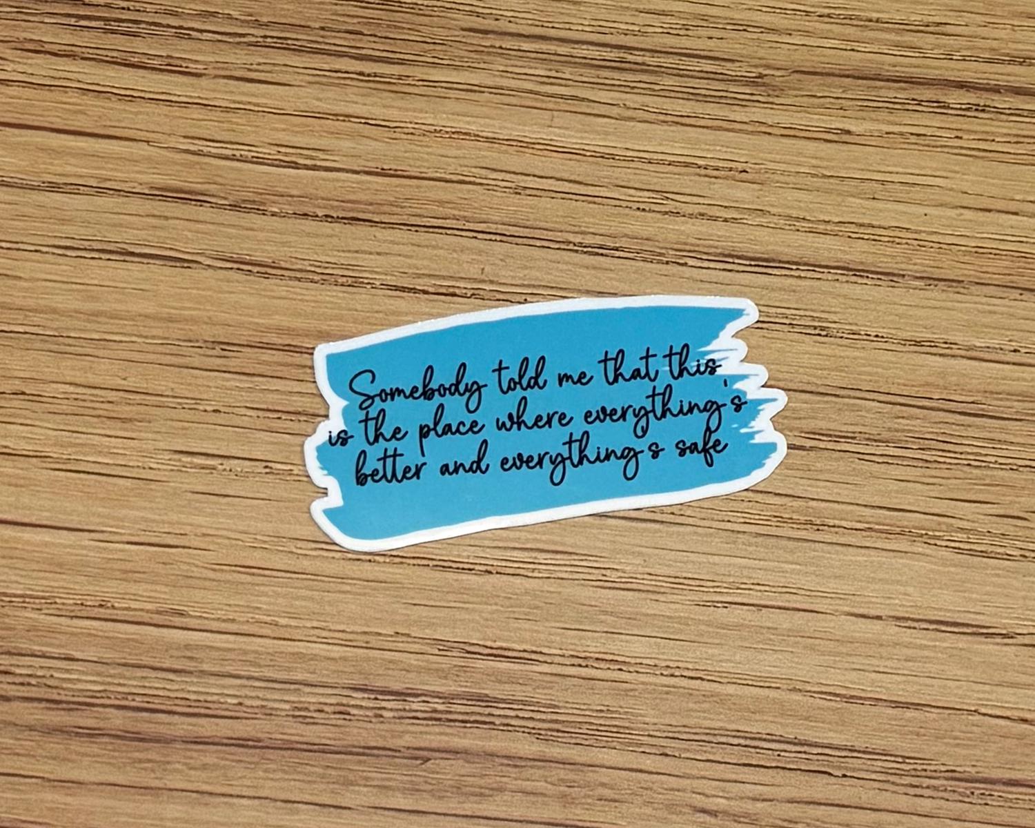 Karen's Cafe Wall Quote Sticker - One Tree Hill Inspired