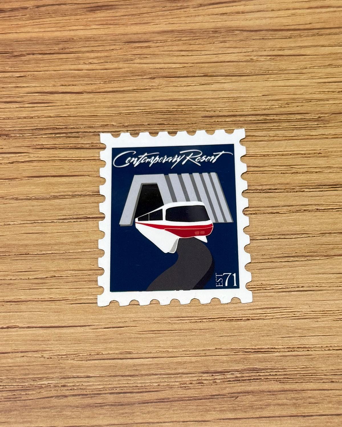 Disney Deluxe Resort Stamp Sticker Individual