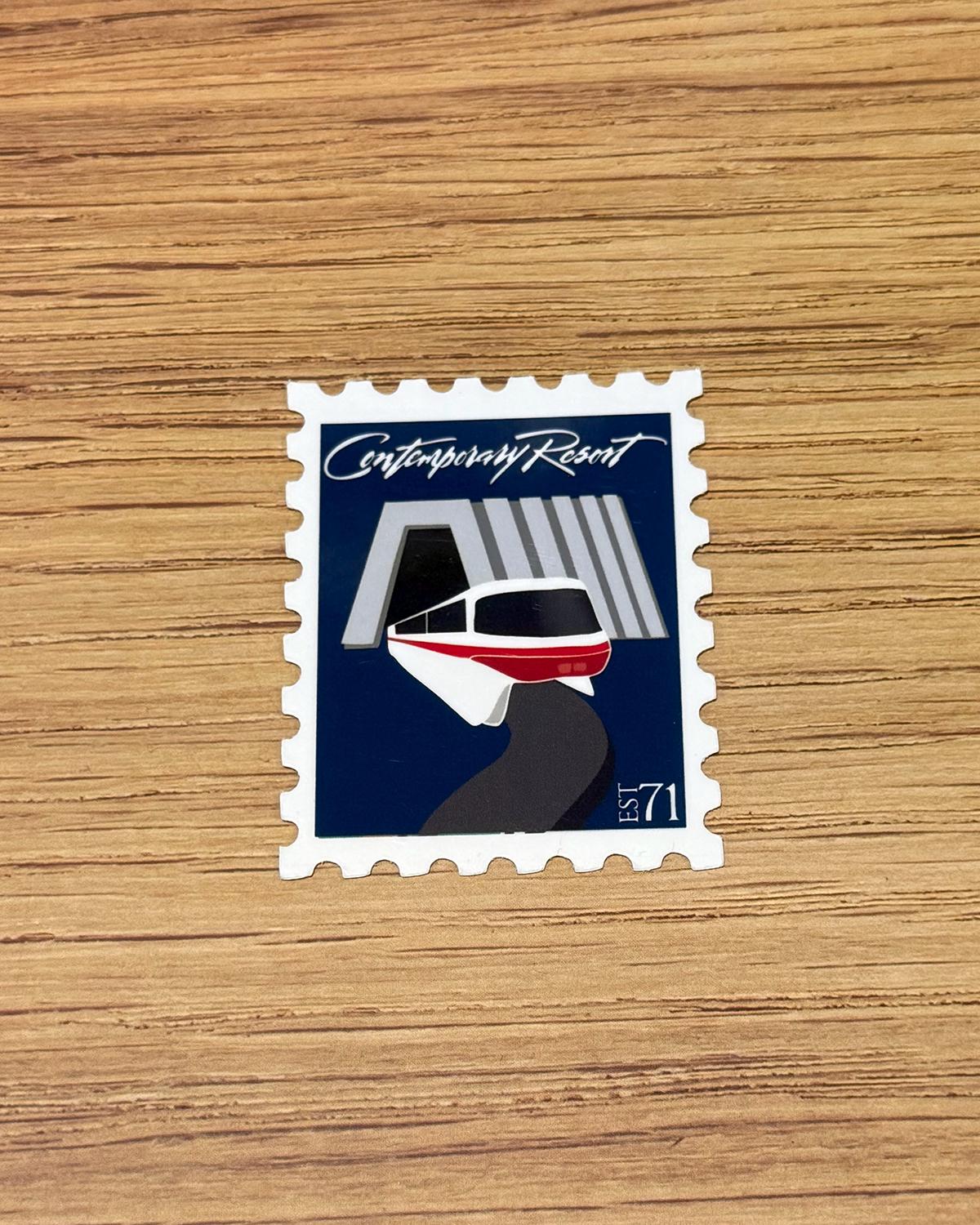 Disney Deluxe Resort Stamp Sticker Bundle