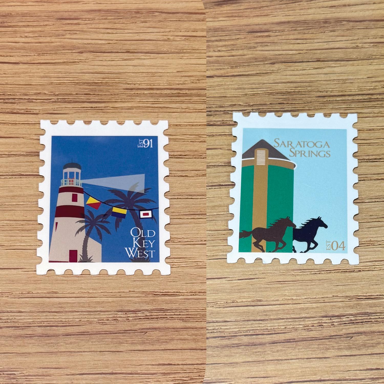 Disney Deluxe Resort Stamp Sticker Individual