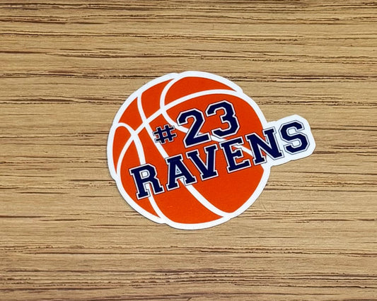 Ravens #23 Basketball Sticker - One Tree Hill Inspired