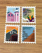 Disney Moderate Resort Stamp Stickers Bundle