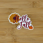 Hello Fall Sticker - Waterproof Fall Sticker