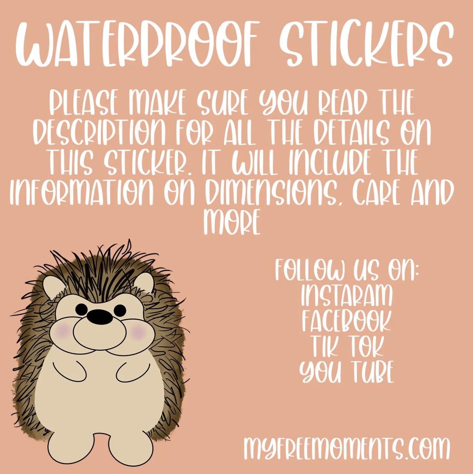 I'm Here for the Disney Snacks - Fall Edition Waterproof Sticker