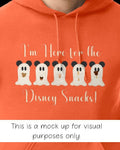 I'm Here For the Disney Snacks - Fall Ghost Edition Hoodie