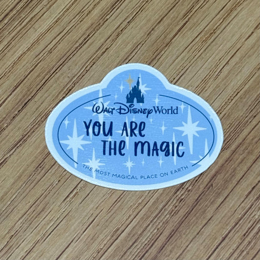 Cast Member You Are the Magic Name Tag Sticker - Cast Member Appreciation