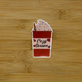 Cozy Season Fall Coffee Sticker - Waterproof Fall Sticker