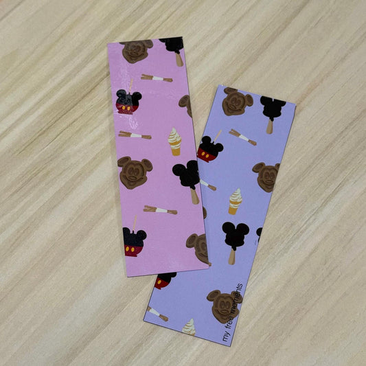 Disney Snacks Bookmark Pink/ Purple - 2" x 6"