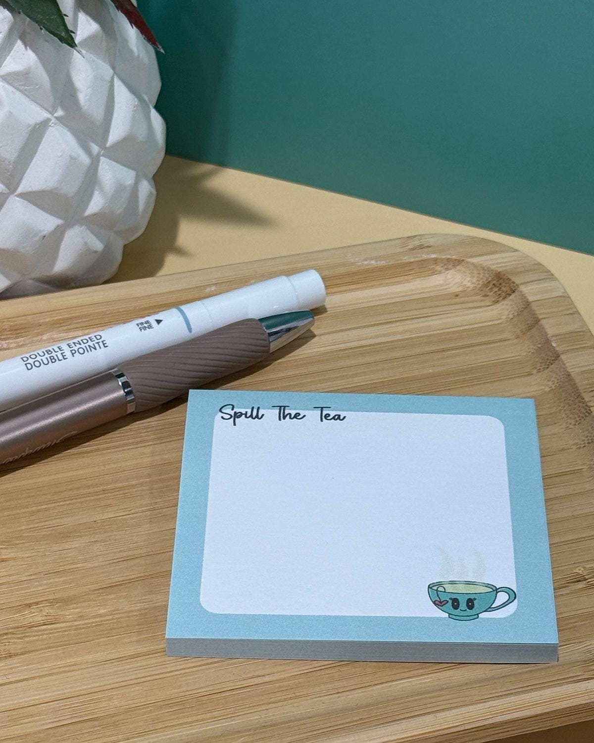 Spill the Tea Sticky Notes: Post-it Brand Note Pad