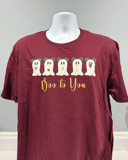 Disney Snack Ghost Boo To You T - shirt