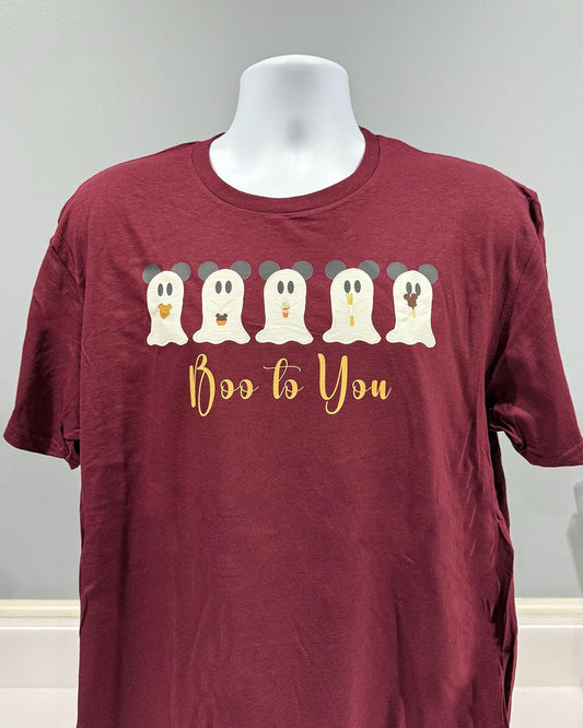 Disney Snack Ghost Boo To You T - shirt