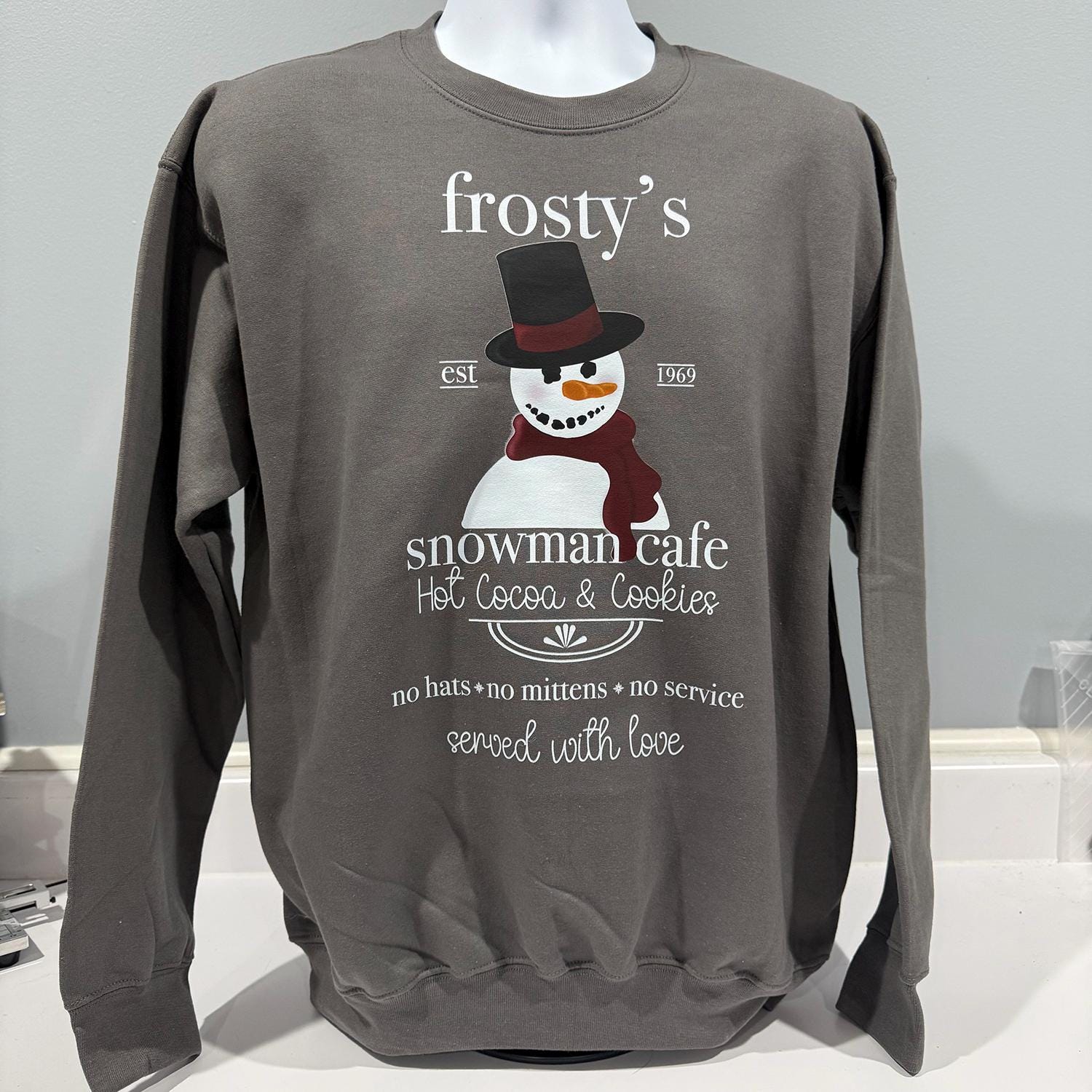 Frosty’s Snowman Café - Holiday Sweatshirt
