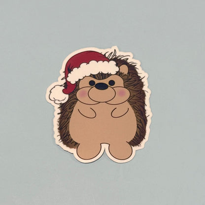 Frankie the Hedgehog – Classic Santa Hat Sticker